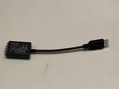 Lenovo HDMI TO VGA Adapter Dongle Cable 03X7583 CH7101B-02 - Image 1 of 4