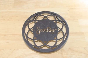 NEW Scentsy  5" Warmer Stand Round Brown Bronze Metal Rustic Country Pedestal - Picture 1 of 7