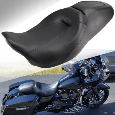 2008-Up Rider Driver Passenger Seat For Harley Street Glide FLHX Road King FLHR - Image 1 of 4