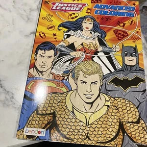 Justice League Advanced Coloring Book 40-Pages DC Comics by Bendon Made in USA - Picture 1 of 2