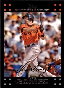 2007 Topps Baltimore Orioles Baseball Card #219 Chris Gomez