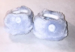 Zapatillas difusas azul claro para muñecas American Girl de 18" - Imagen 1 de 1