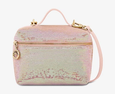 Longchamp Le Pliage Vanity XS Metallic Sequin Crossbody ~NWT~ Nude - Image 1 of 3