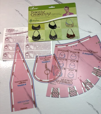 Clover Trace 'n Create Bolsa Plantillas Nancy Zieman Town & Country Colección 9500 Foto 1 de 4