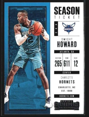 2017-18 Panini Contenders Season Ticket Dwight Howard #53 TS1 - Image 1 of 2