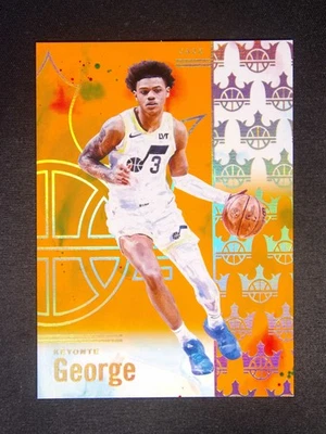 2024-25 Panini Court Kings Keyonte George #26 Amber /75 - Image 1 of 2