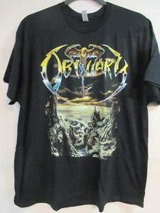 OBITUARY OFFICIAL MERCH THE END COMPLETE BAND CONCERT MUSIC T-SHIRT 2XL / XXL - Picture 1 of 5