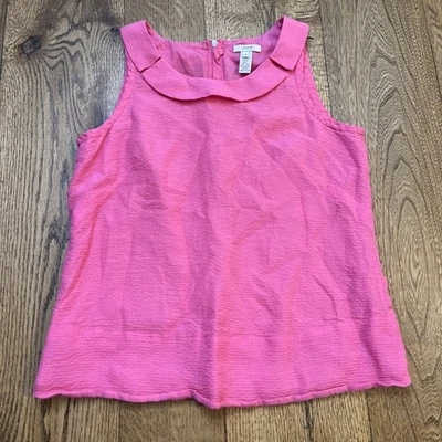 J. Crew Women's Sleeveless Top Silk/Cotton Pink, Women's Size 4 - Image 1 of 4