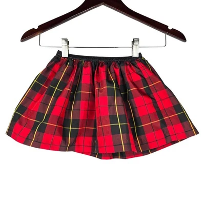 Ralph Lauren Girls Red Plaid Skirt Kids 4t - Image 1 of 4