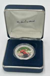Moneda de plata rara Tiger Woods Danbury Mint .999 onzas cubierta superior con estuche - Imagen 1 de 4