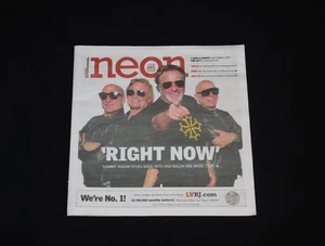 Neon Magazine April 2025 Van Halen w/ Sammy Hagar Las Vegas Concert Preview RARE - Picture 1 of 1