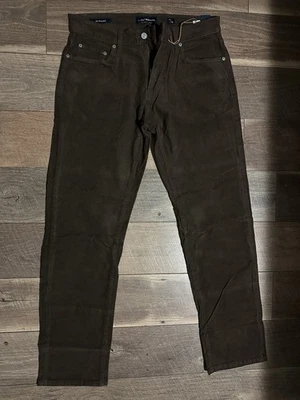 Lucky Brand 221 Straight Leg Mens Corduroy Pants Brown 33 X 32 NWT - Image 1 of 4