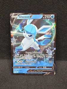Glaceon V 40/203 Ultra Rare Pokemon Sword & Shield Evolving Skies 2021  - Picture 1 of 2