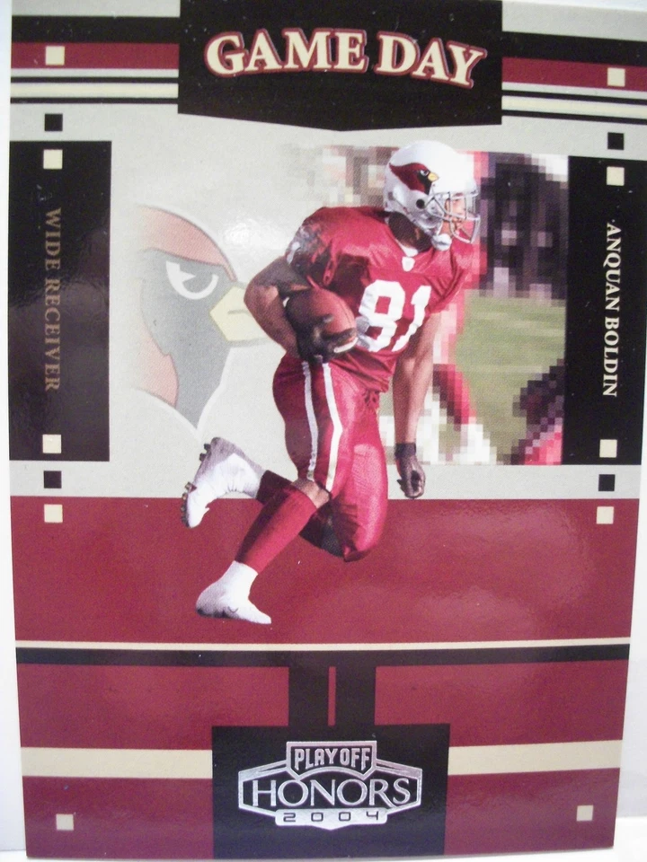 2004 PLAYOFF HONORS GAME DAY # GS-2 ANQUAN BOLDIN  CARDS !! BOX 29 - Image 1 of 1