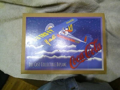 ERTL Die-Cast Metal Coin Bank Biplane - Image 1 of 3