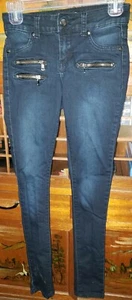 C0318 ROMA STUDIO GIRLS CASUAL/DRESS RAMIE BLEND BLUE JEANS SIZE M COMBINE SHIP - Picture 1 of 11