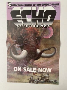 Echo Of Futurepast Promotional Poster 1984 Folded 11 x 17 Inches Continuity - Picture 1 of 3