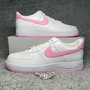 Nike Air Force 1 '07 Low Next Nature Men Size 18 Bubblegum White FJ4146-101 - Picture 1 of 9