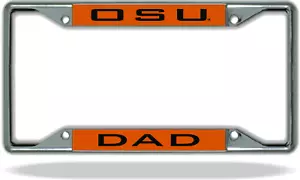 Marco de placa de matrícula de Oregon State OSU DAD - Imagen 1 de 1
