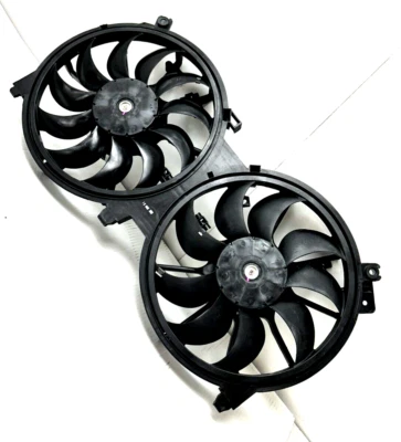 Radiador duplo FA70435 Continental e ventilador condensador para 2007-2012 Nissan Altima - Imagem 1 de 4