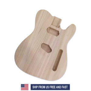DIY Electric Guitar Body Paulownia Light Guitar Project/Accessories Unfinished - Picture 1 of 8