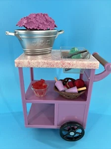 Trolly, Ice Bin, Tongs & Extras Pretend Our Generation 18" Play Doll Treats - Picture 1 of 6