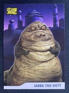 Jabba The Hutt 2008 Topps Star Wars Clone Wars Rookie Card RC  #13 QTY - Picture 1 of 2