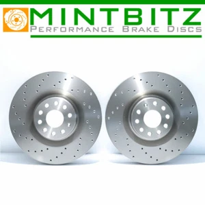 VW GOLF MK5 R32 AUDI S3 SEAT LEON CUPRA R FRONT PERFORMANCE BRAKE DISCS 345mm - Picture 1 of 1