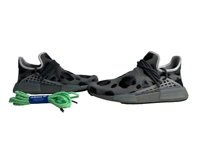 Adidas HU NMD  Pharrell Animal Print Ash Shoes Grey Men's Size 9   ID1531 - Image 1 of 4