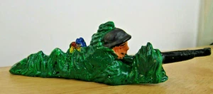 MANOIL BARCLAY M87 CAMOUFLAGE SHARP SHOOTER SNIPER LYING DOWN Army Toy Soldier - Picture 1 of 7