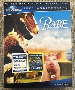 Babe Blu-ray & Special DVD Universal 100th Anniversary Edition James Cromwell - Picture 1 of 11