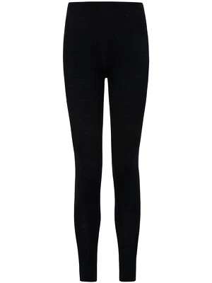 Pompadour Merino Wolle Leggings in Gr. 38-46 Schwarz - Bild 1 von 2