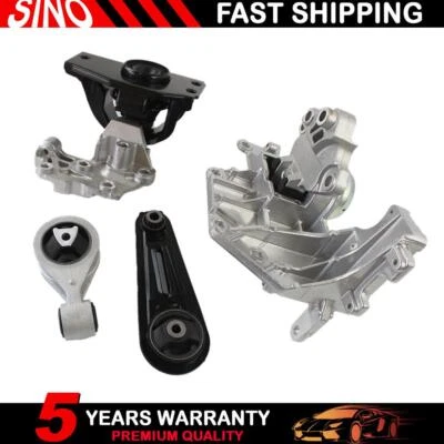 Juego de montaje de motor y transmisión de 4 piezas apto para Nissan Rogue 2,5 L 2008-2013 2012 Foto 1 de 4
