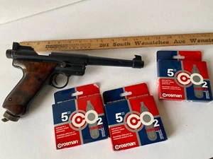 Parts/repair Vintage Crosman MARK 1 PELLGUN TARGET 22cal Airgun Co2 Pistol - Picture 1 of 11