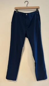 Adidas Men’s Golf Pants Size 32 X 32 Navy Blue Flat Front Performance - Picture 1 of 5