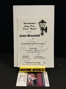 Joan Blondell Barefoot In The Park Signed 6 X 9 Program JSA -1 # - Picture 1 of 4