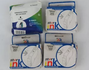 4 PK Ink For Epson T0431 T0444 T0442 E-T0431 NEW SEALED - Picture 1 of 6