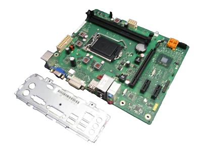 Fujitsu Esprimo E410 SFF D3120-A10 GS1 LGA1155 DDR3 Motherboard and Backplate - Image 1 of 3