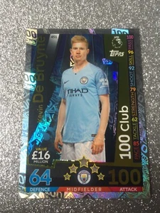 MATCH ATTAX 2018/19 100 Club KEVIN DE BRUYNE #451 - Picture 1 of 1