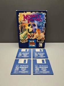 THE SECRET OF MONKEY ISLAND ATARI ST OVP BOXED XL KIXX - Bild 1 von 9