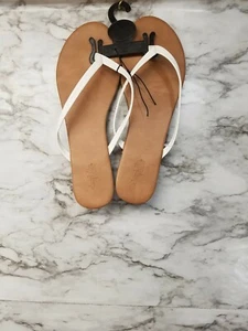 Charlotte Russe RN101331 Capri White Strappy Sandals Sz 10 New -open box - Picture 1 of 4