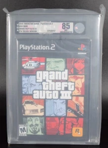 VGA bewertet 85 Grand Theft Auto III (Playstation 2) NM + unzirkuliertes Silber - Bild 1 von 2