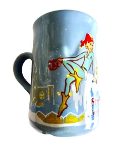 sTRASBOURG FRANCE CAPITALE DE NOÈL KITSCHIGE ELFE KRANICH BLAU KAFFEEBECHER neocurio - Bild 1 von 9
