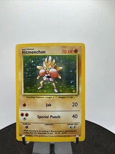Hitmonchan 7/102 Holo Rare Vintage Pokemon Card Base Set - Picture 1 of 23