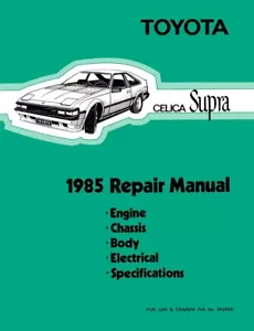 1985 Toyota Celica Supra Shop Service Repair Manual - Picture 1 of 1