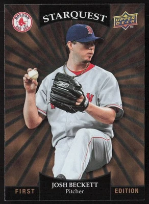 2009 Upper Deck First Edition StarQuest Josh Beckett #SQ-13 Boston Red Sox - Image 1 of 2