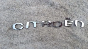 Citroen DS3 C1 C2 C3 C4 BERLINGO boot lid tailgate emblem badge logo chrome - Picture 1 of 6