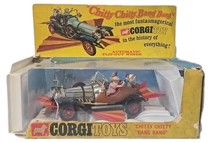 Vintage 1960s Corgi Toys 266 Chitty Chitty Bang Bang Model Within Original Box - Picture 1 of 9