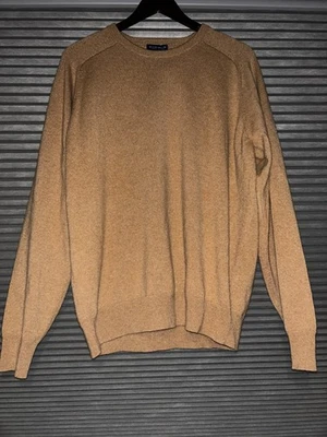 Peter Millar Crown Crafted Artisan Crafted Кашемировый Гибкий Экипажный Свитер Рыжеватый Размер M - Изображение 1 из 4