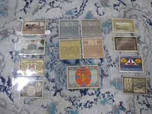 50 Pc Lot Notgeld 1921 - 1922 Germany, Mostly Unc different - Picture 1 of 10